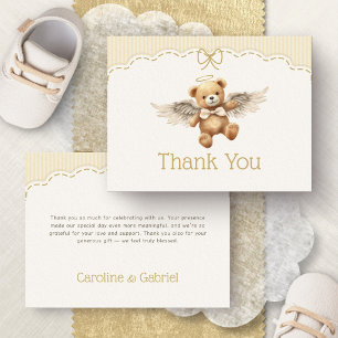 Tarjeta De Agradecimiento Cielo Enviado Ángel Baby Shower Gracias