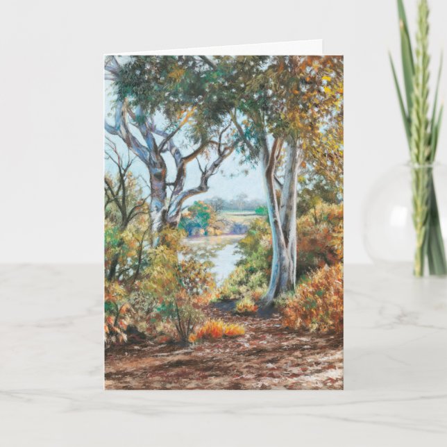 Tarjeta De Agradecimiento 'Cielo y canto de la naturaleza' - (Anverso)