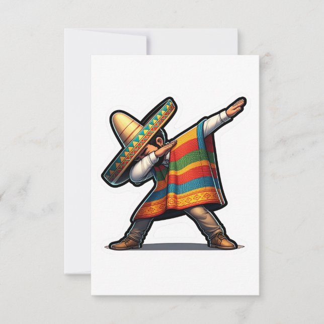 Tarjeta De Agradecimiento Cinco de Mayo (Anverso)