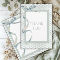 Cinta de tela verde Vintage Elegante Baby Shower