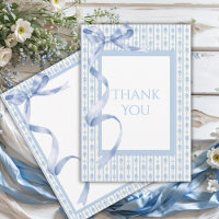 Cinta satinada azul elegante Baby Shower