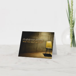 Tarjeta De Agradecimiento Cita Inspiradora de George Eliot "Nunca demasiado 