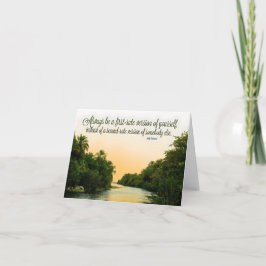 Tarjeta De Agradecimiento Cita Inspiradora de Judy Garland "de primera"