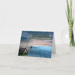 Tarjeta De Agradecimiento Cita Inspiradora de Ralph Waldo Emerson "en vivo"