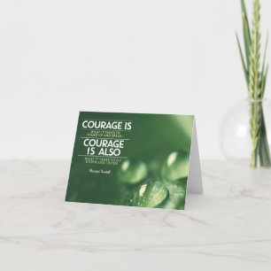 Tarjeta De Agradecimiento Cita Inspiradora de Winston Churchill