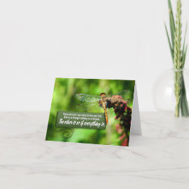 Tarjeta De Agradecimiento Cita Inspiradora "Todo es un milagro"