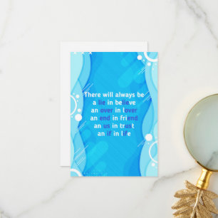 Tarjeta De Agradecimiento citas sobre amor, vida y amistad