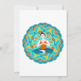 Tarjeta De Agradecimiento cítrico mandala