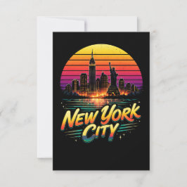 Tarjeta De Agradecimiento Ciudad de Nueva York