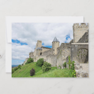 Tarjeta De Agradecimiento Ciudad Fortificada De Carcasona