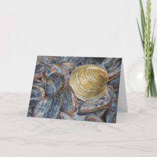 Tarjeta De Agradecimiento Clams and Quahog Greeting Card