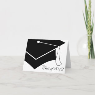 Tarjeta De Agradecimiento clase de límite de graduación de 2012