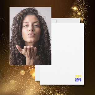 Tarjeta De Agradecimiento Clase vertical de 2024 Graduate Photo Keepsake