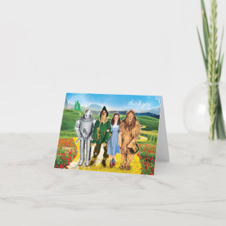 Tarjeta De Agradecimiento Clásico El Mago De Oz™ |  Feliz Cumpleaños
