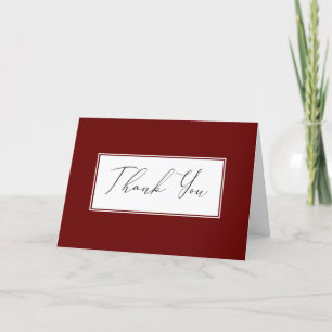 Tarjeta De Agradecimiento Classy Business Thank Yous