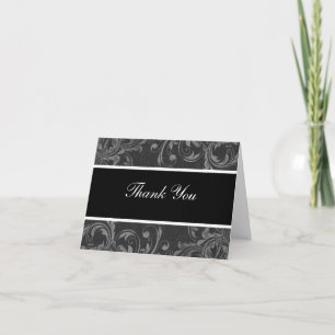 Tarjeta De Agradecimiento Classy Thank You Cards