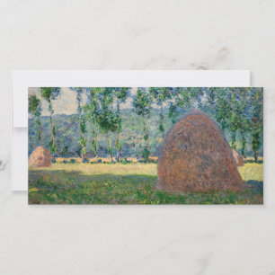 Tarjeta De Agradecimiento Claude Monet - Almiares cerca de Giverny