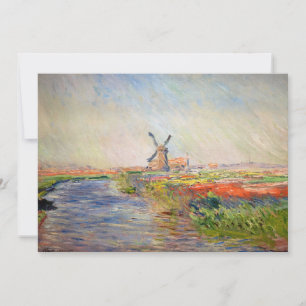 Tarjeta De Agradecimiento Claude Monet - Campo de Tulipanes en Holanda