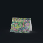 Tarjeta De Agradecimiento Claude Monet - El jardín del artista en Giverny<br><div class="desc">Claude Monet - El jardín del artista en Giverny</div>
