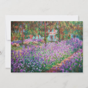Tarjeta De Agradecimiento Claude Monet - El jardín del artista en Giverny