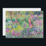 Tarjeta De Agradecimiento Claude Monet - El jardín del Iris en Giverny<br><div class="desc">El Jardín Iris de Giverny / El Jardín del Artista en Giverny - Claude Monet,  1899-1900</div>