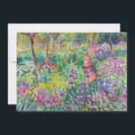 Tarjeta De Agradecimiento Claude Monet - El jardín del Iris en Giverny<br><div class="desc">El Jardín Iris de Giverny / El Jardín del Artista en Giverny - Claude Monet,  1899-1900</div>