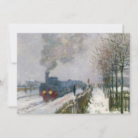 Claude Monet - El tren en la nieve / La locomotora