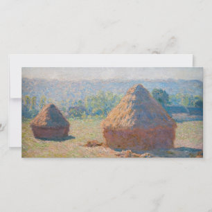 Tarjeta De Agradecimiento Claude Monet - Haystacks, fin de verano
