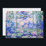 Tarjeta De Agradecimiento Claude Monet - Lilies de agua / Nympheas 1919<br><div class="desc">Lilies de agua / Nympheas (W.1852) - Claude Monet,  Petróleo en lienzo,  1916-1919</div>