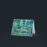 Tarjeta De Agradecimiento Claude Monet - Lilis De Agua Y Puente Japonés<br><div class="desc">Claude Monet - Lilies De Agua Y Puente Japonés (1899)</div>