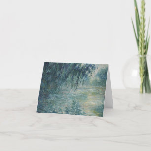 Tarjeta De Agradecimiento Claude Monet - Mañana En El Sena