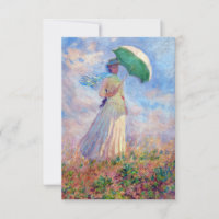 Claude Monet - Mujer con Parasol a la derecha