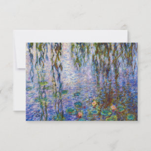 Tarjeta De Agradecimiento Claude Monet - Nenúfares