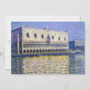 Tarjeta De Agradecimiento Claude Monet - Palacio Ducal