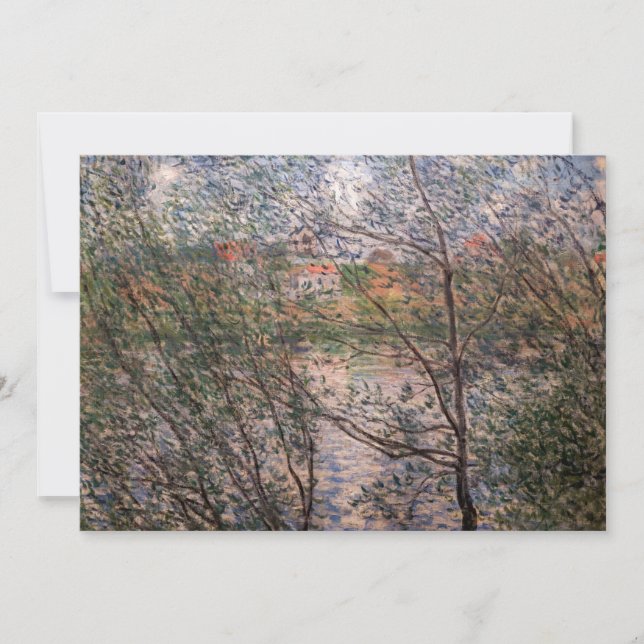 Tarjeta De Agradecimiento Claude Monet - Tiempo de primavera a través de las (Anverso)