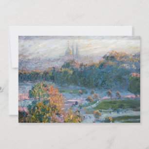 Tarjeta De Agradecimiento Claude Monet - Vista de las Tullerías, Estudio