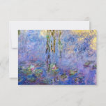 Tarjeta De Agradecimiento Claude Monet - Water Lilies<br><div class="desc">Lilies de agua/Nympheas por Claude Monet en 1916-1919</div>