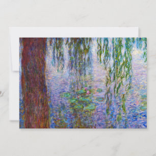 Tarjeta De Agradecimiento Claude Monet - Water Lilies
