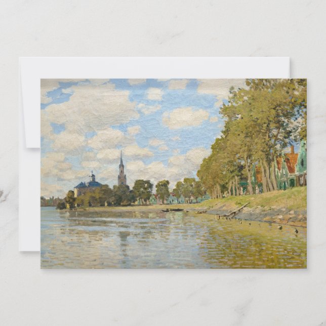 Tarjeta De Agradecimiento Claude Monet - Zaandam (Anverso)