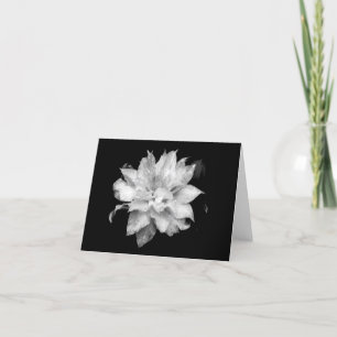 Tarjeta De Agradecimiento Clematis H 2 Blank Note Card Condolencias Simpatía