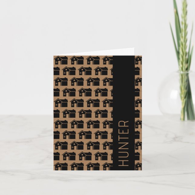 Tarjeta De Agradecimiento Cliente de Stationery de Personalizado de agentes  (Anverso)