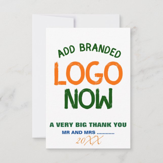 TARJETA DE AGRADECIMIENTO CLIENTE SENCILLO Y LIMPIO DE MODA BLANCO (Anverso)