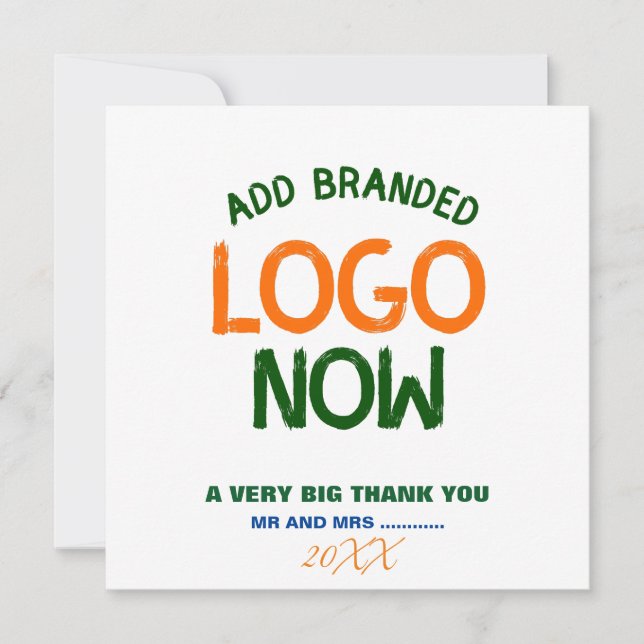 TARJETA DE AGRADECIMIENTO CLIENTE SENCILLO Y LIMPIO DE MODA BLANCO (Anverso)