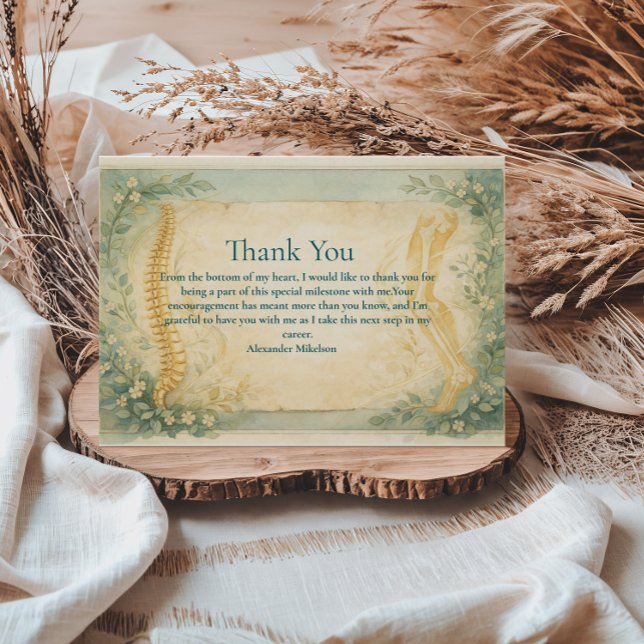 Tarjeta De Agradecimiento Clinical Physical Therapy Graduation (Subido por el creador)