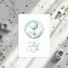 Tarjeta De Agradecimiento Cloud 9 Baby Shower