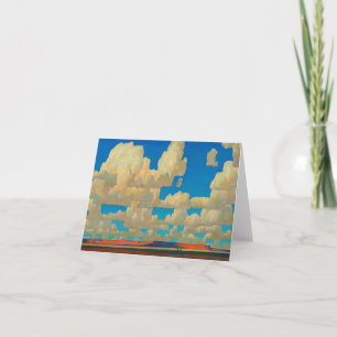 Tarjeta De Agradecimiento Cloud World de Maynard Dixon