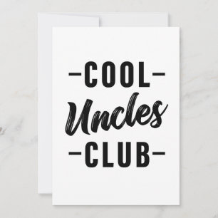 Tarjeta De Agradecimiento Club de Tíos Geniales