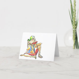 Tarjeta De Agradecimiento Clyde, el elfo hippie