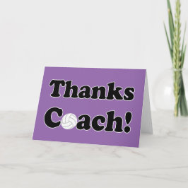 Tarjeta De Agradecimiento ¡Coche de las gracias! El coche del voleibol le