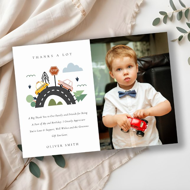 Tarjeta De Agradecimiento Coches Urbanos Fotografía de Carretera Cualquier C (Subido por el creador)